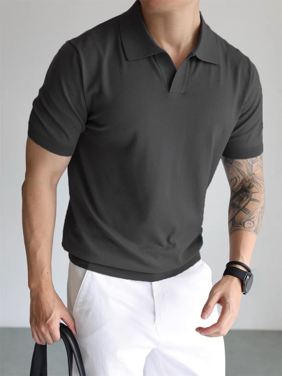 T-shirt à revers amples pour homme