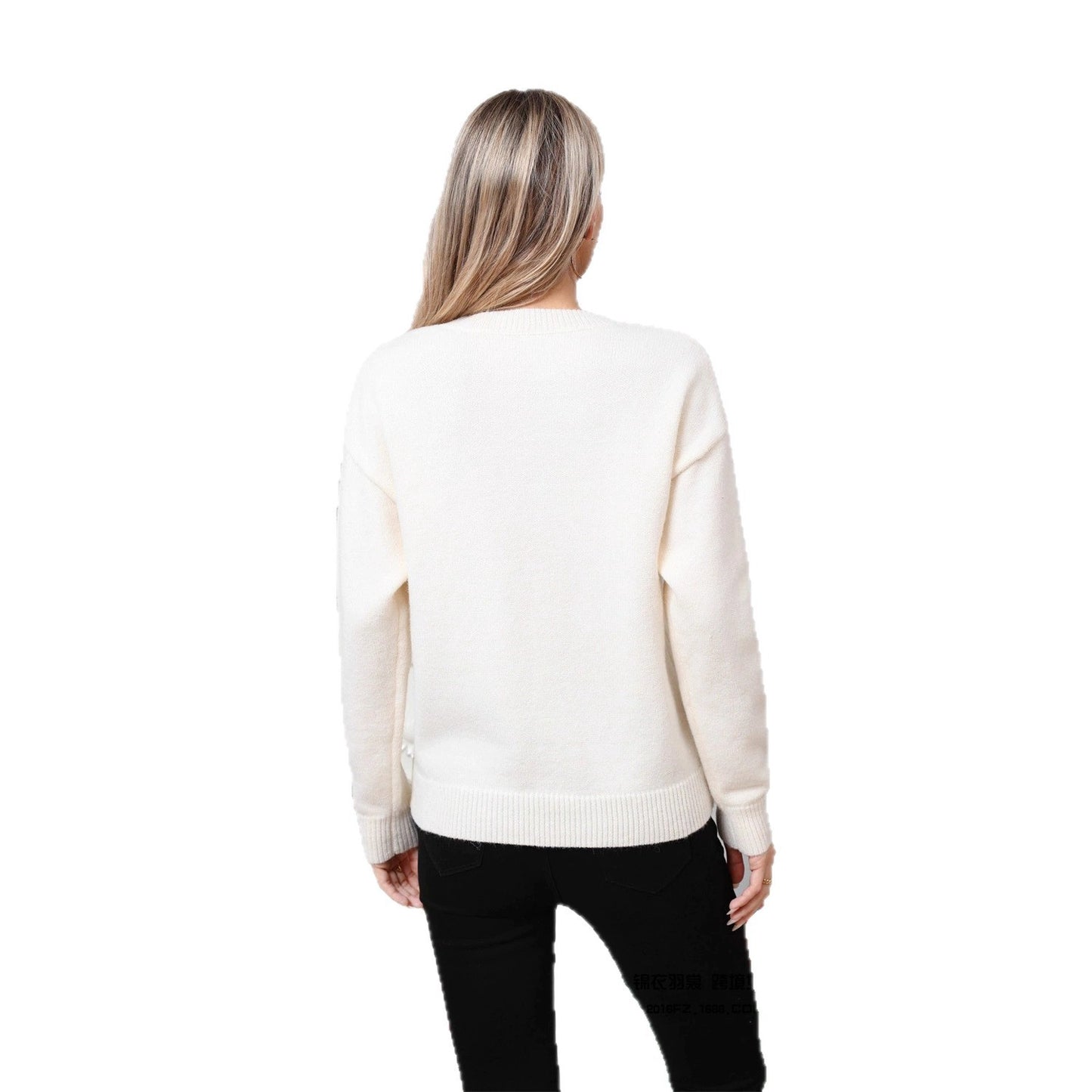 Pull décontracté motif Noël