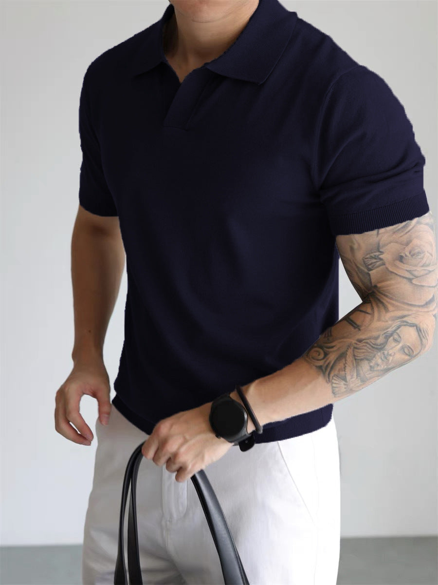 T-shirt à revers amples pour homme