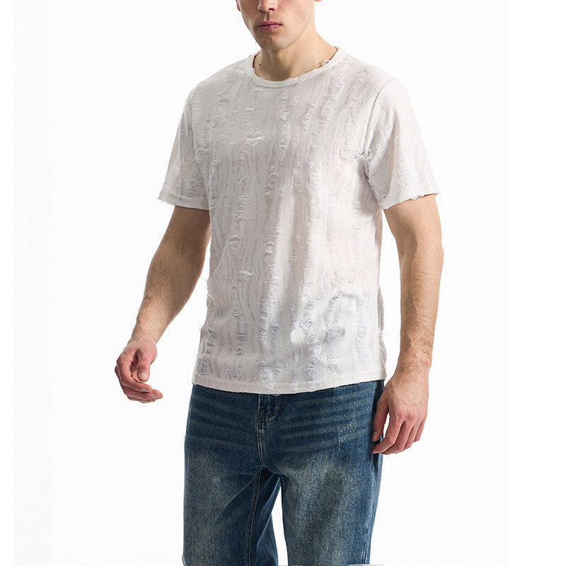 T-shirt à manches mi-longues amples