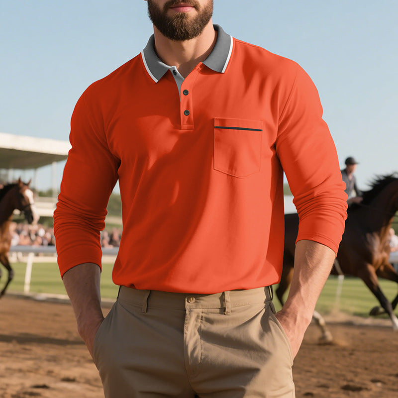 Polo américain à manches longues