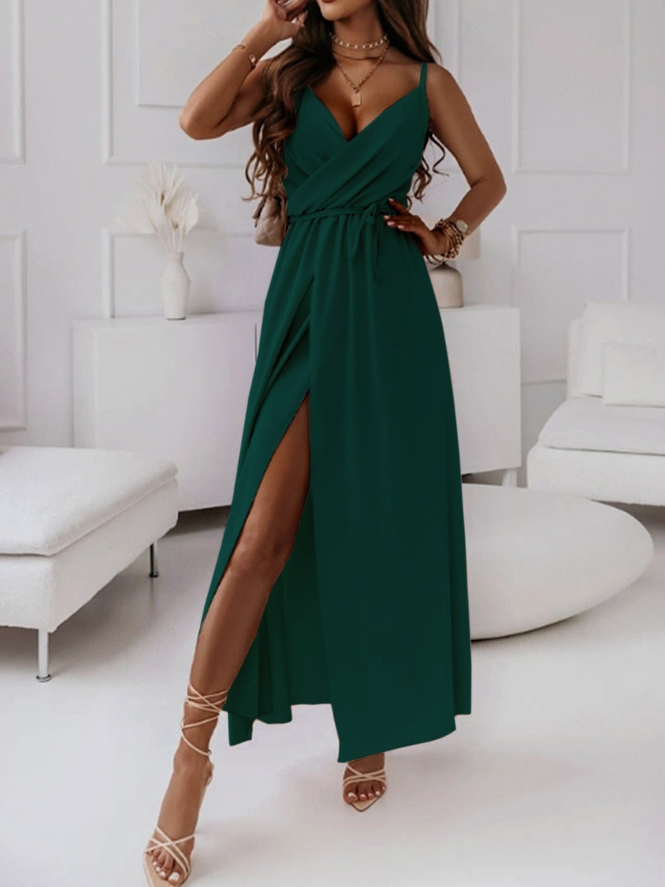 Robe élégante mi longue