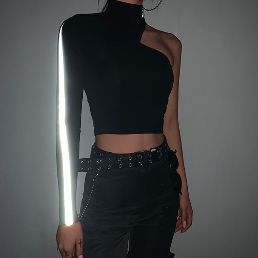 Crop top asymétrique
