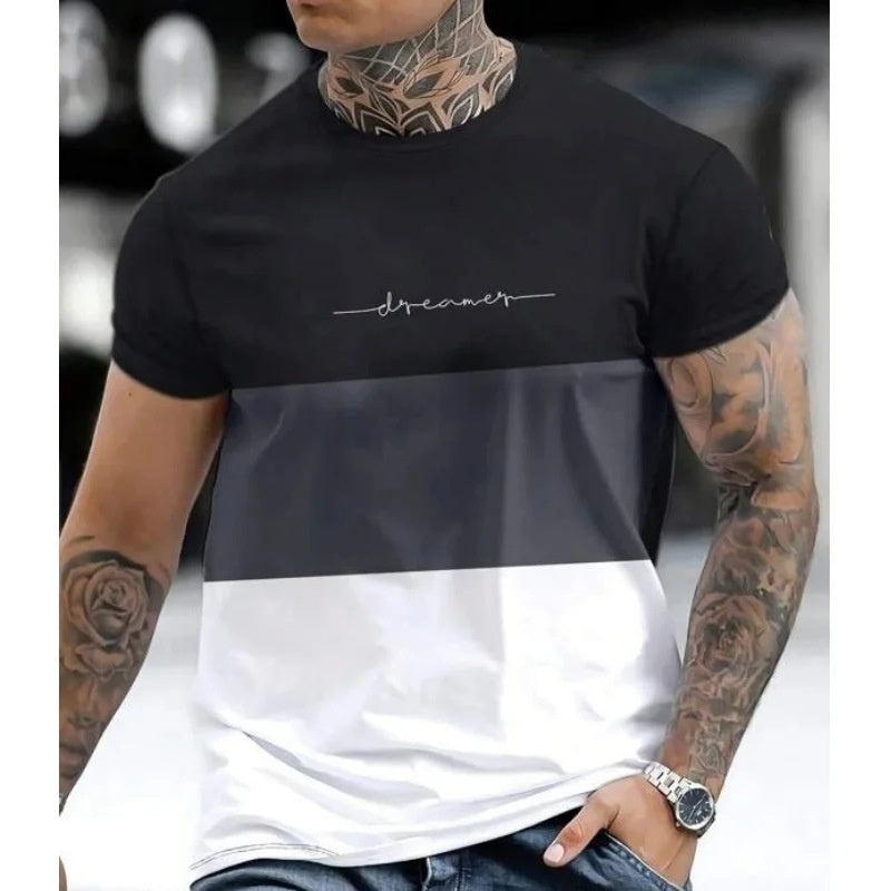 T-shirt homme imprimé en 3D