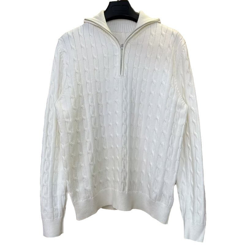 Pull en tricot fermeture
