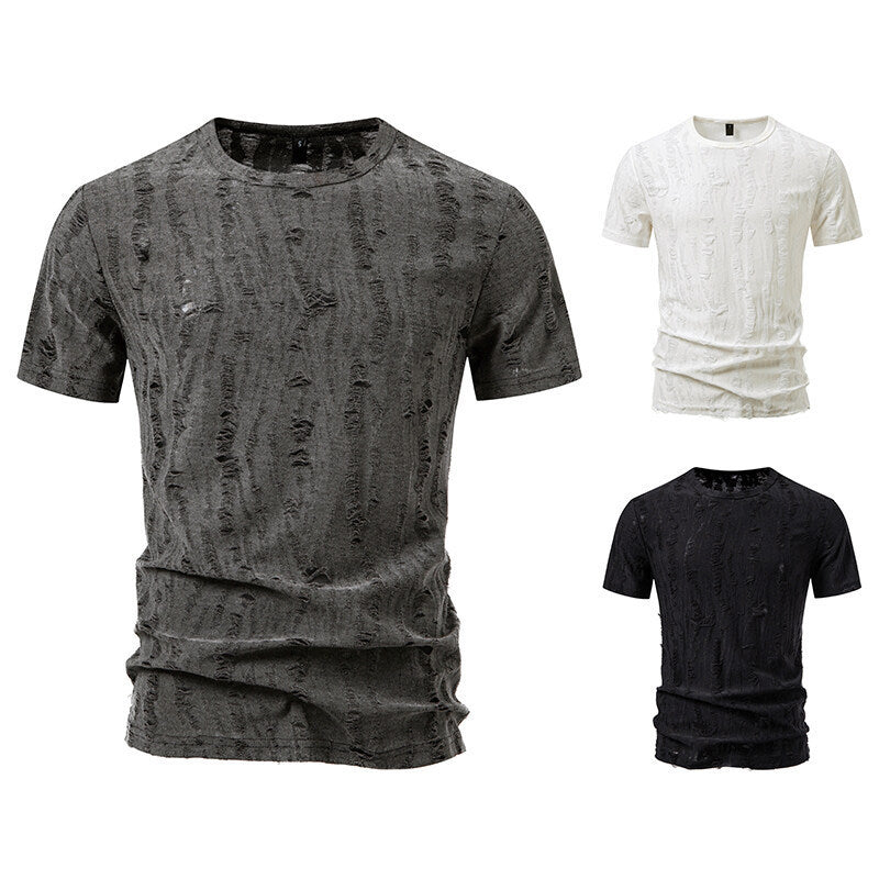 T-shirt à manches mi-longues amples