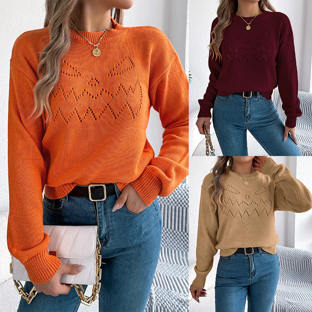 Pull Halloween lanterne ajourée