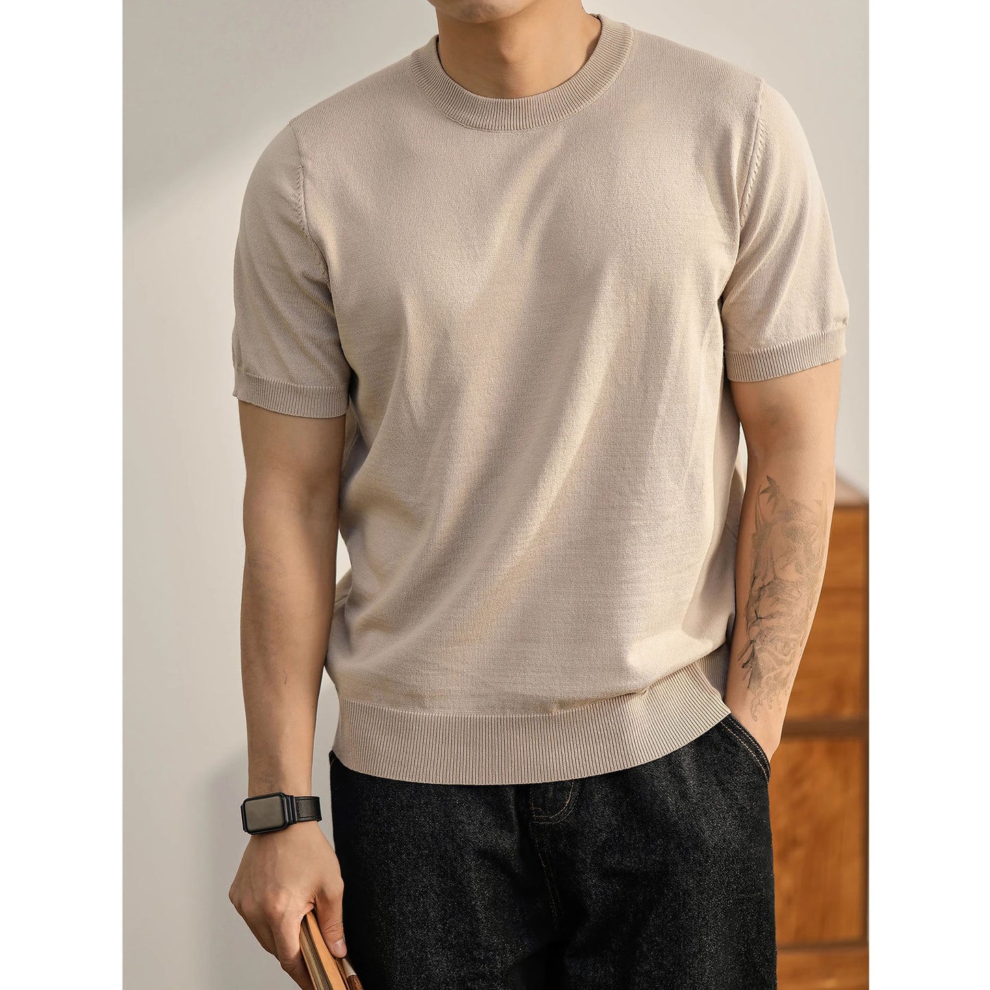 T-shirt épais et décontracté