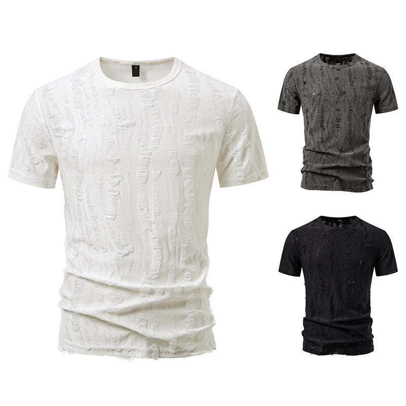 T-shirt à manches mi-longues amples