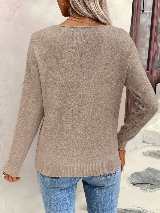 Pull ample à manches longues