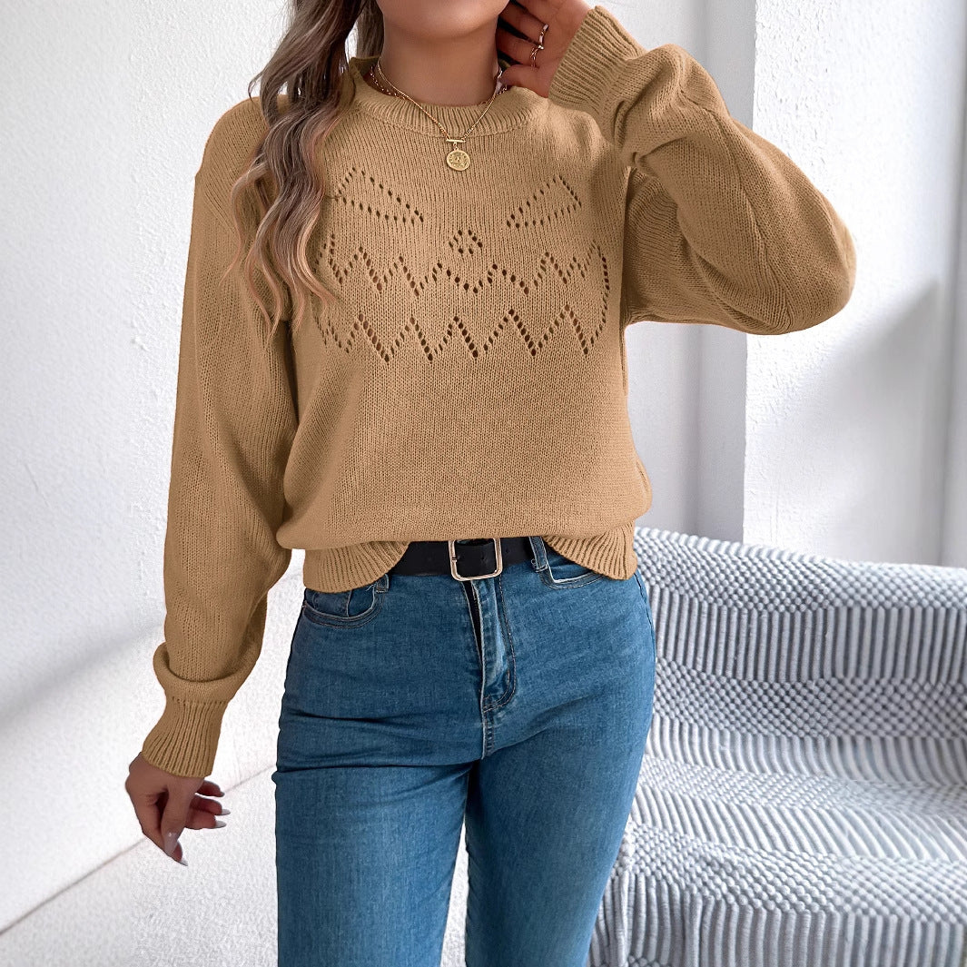 Pull Halloween lanterne ajourée