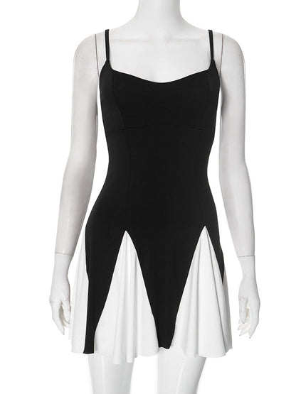 Robe sans manches à bretelles