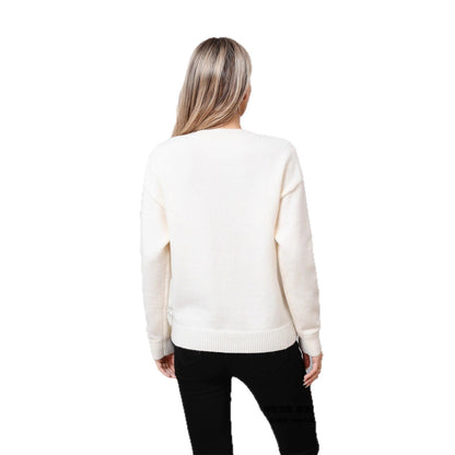 Pull décontracté motif Noël