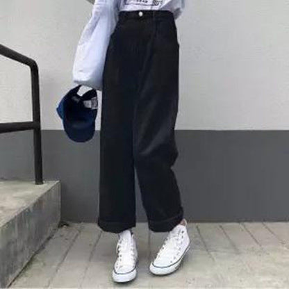 Jeans amples et décontractés, style rétro