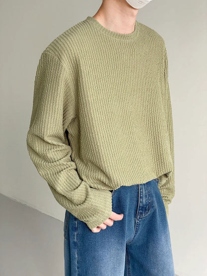 Pull à rayures décontractée ample