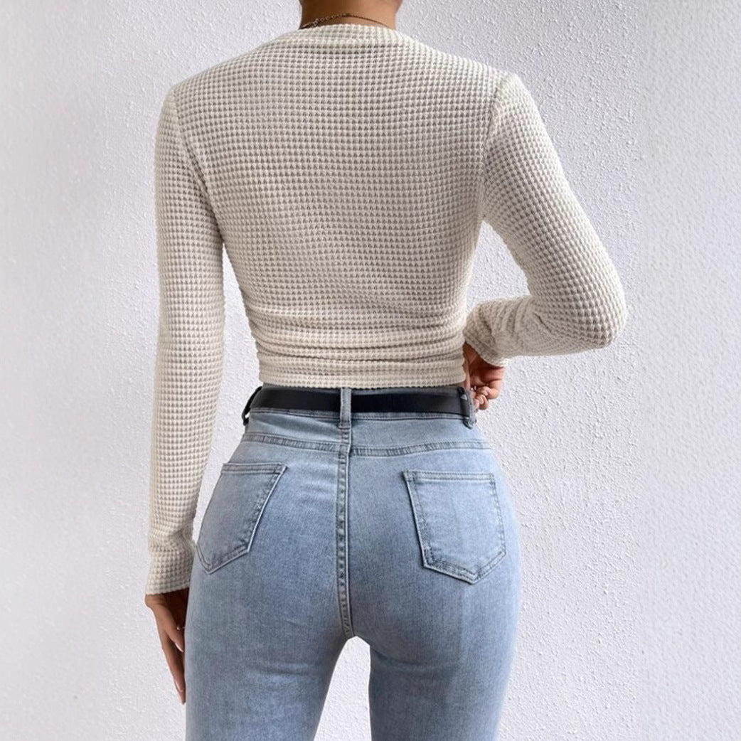 Pull léger à carreaux sauvages