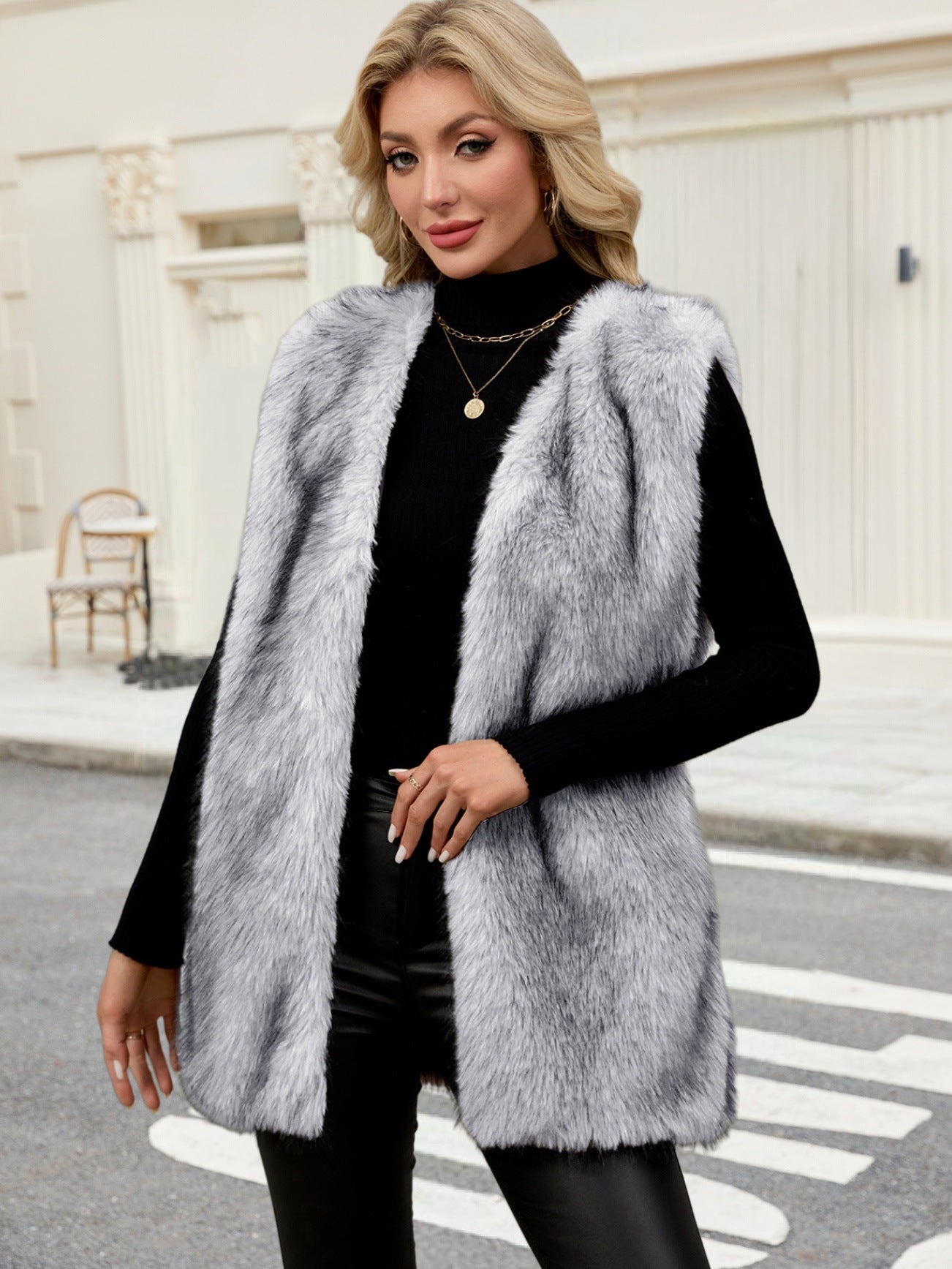 Gilet polaire haut de gamme, chaud et tendance