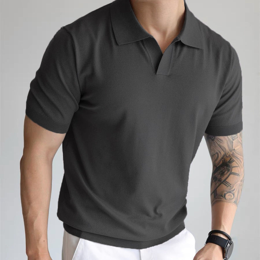 T-shirt à revers amples pour homme