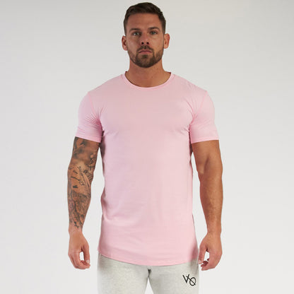 T-shirt léger à manches courtes, couleur unie