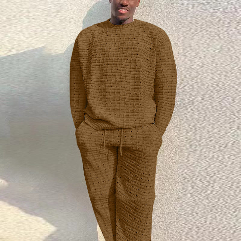 Ensemble à rayures ample