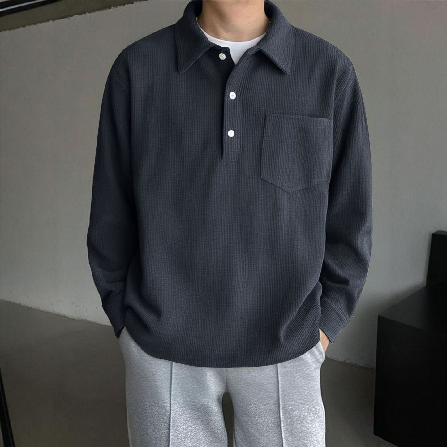 Chemise rétro décontractée