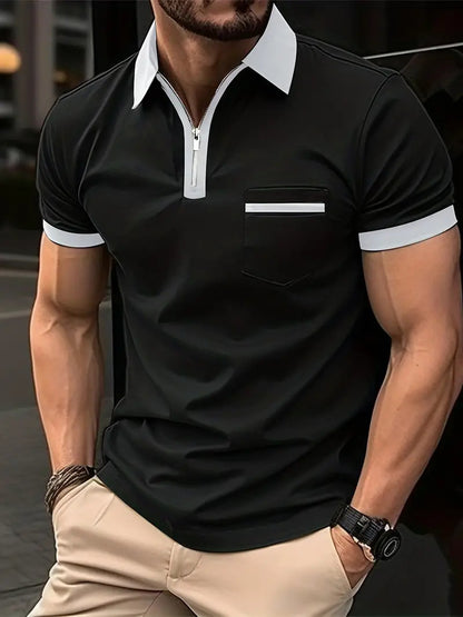 T-shirt décontracté à poche poitrine