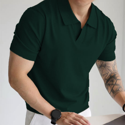 T-shirt à revers amples pour homme
