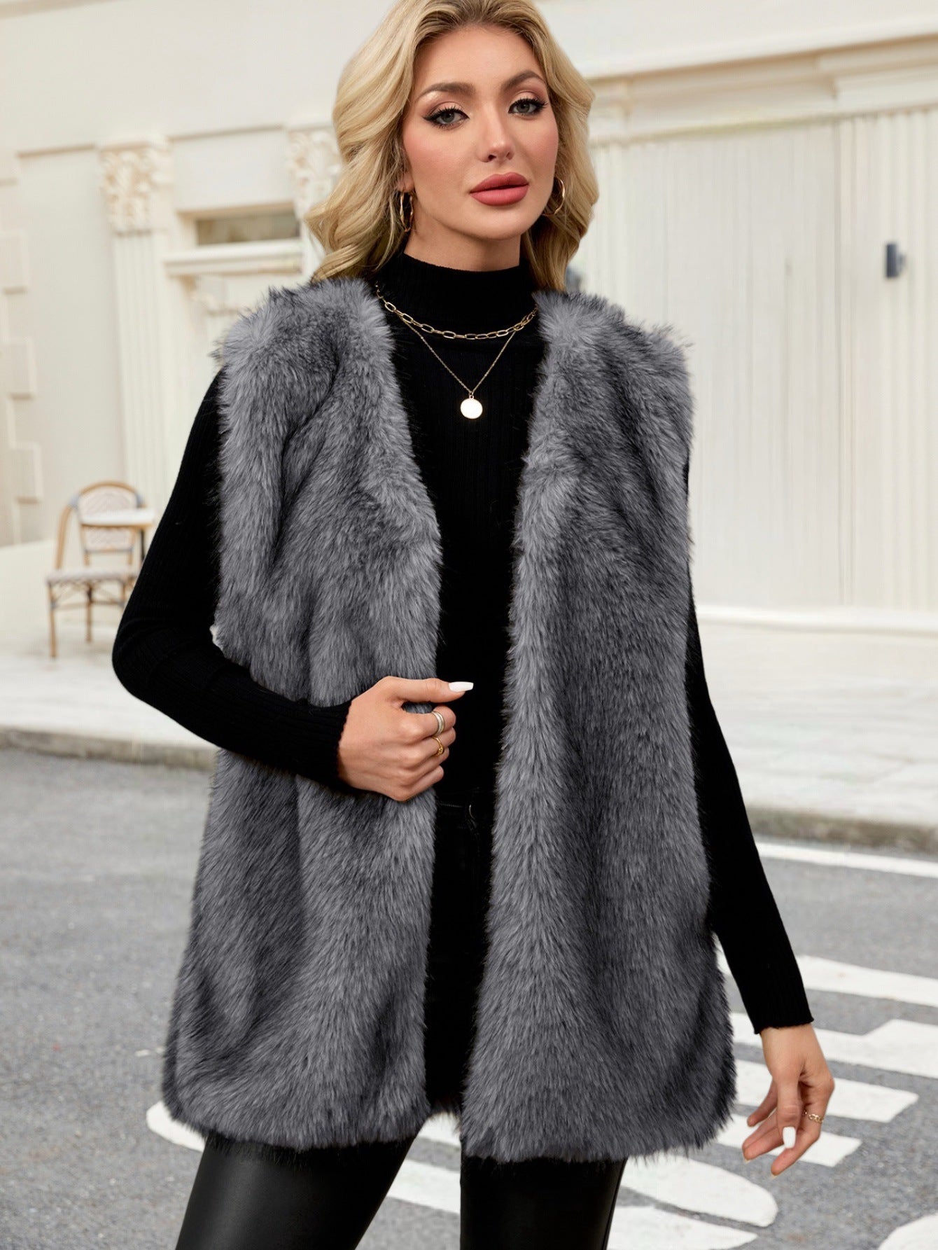 Gilet polaire haut de gamme, chaud et tendance