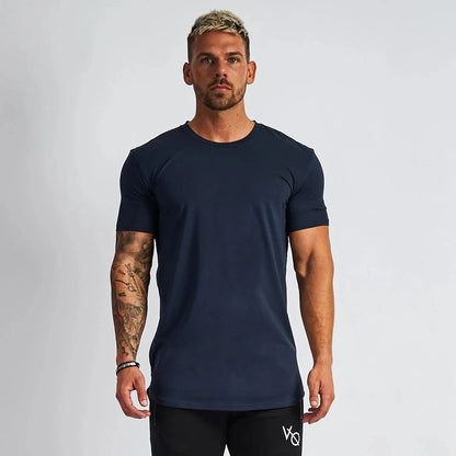 T-shirt léger à manches courtes, couleur unie