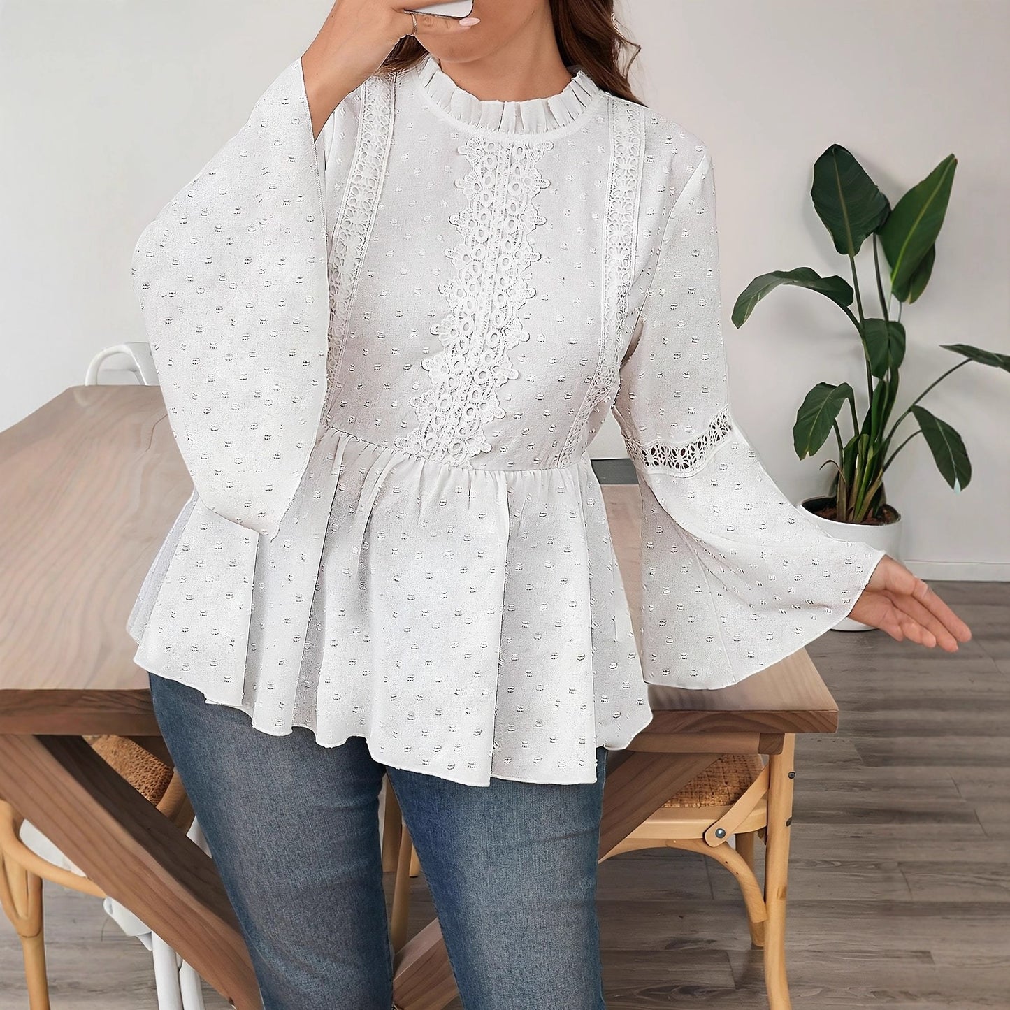 Chemise à manches longues décontractée