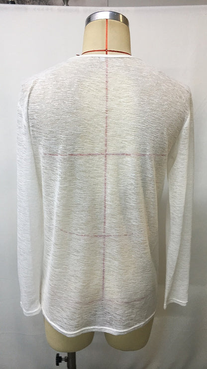 T-shirt à manches longues pour homme, couleur unie, fin et respirant