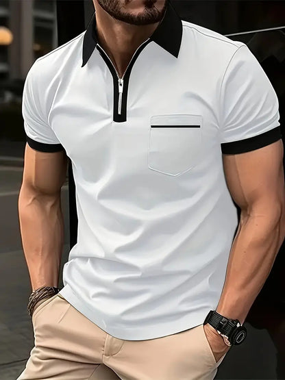 T-shirt décontracté à poche poitrine